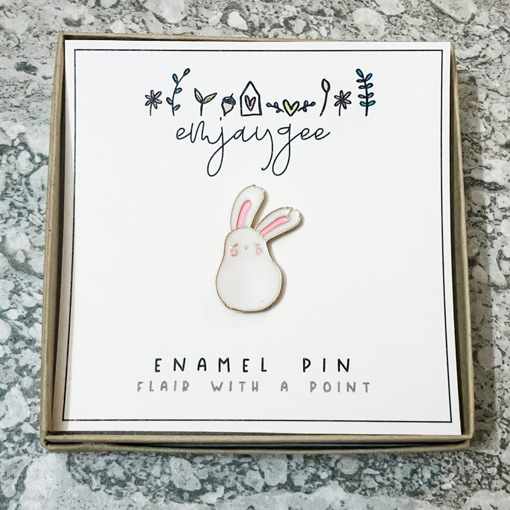 Bunny Rabbit Enamel Pin